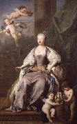 Jacopo Amigoni Portrait of Caroline Wilhelmina of Brandenburg-Ansbach oil painting reproduction